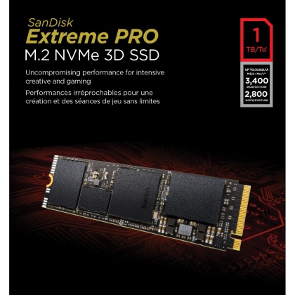 Ổ cứng SSD M2-PCIe 1TB Sandisk Extreme Pro NVMe 2280