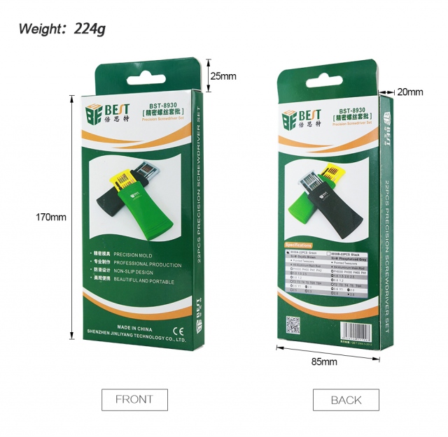 Bộ tua vít đa năng BEST BST-8930 22 đầu - Tuốc nơ vít mở máy tính điện thoại 11