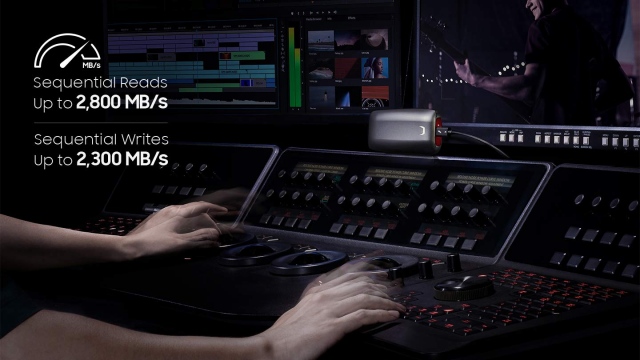 Ổ cứng di động SSD Portable 500GB Samsung X5 - Thunderbolt 3, Type C (Up to 2800 MB/s) 15