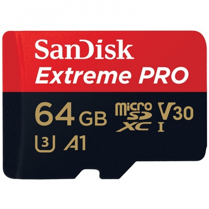 Thẻ nhớ 64GB MicroSDXC Sandisk Extreme Pro A1 2017 100/90 MBs