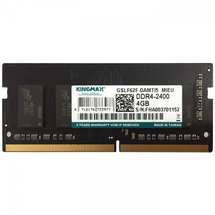 RAM DDR4 Laptop 4GB Kingmax 2400Mhz
