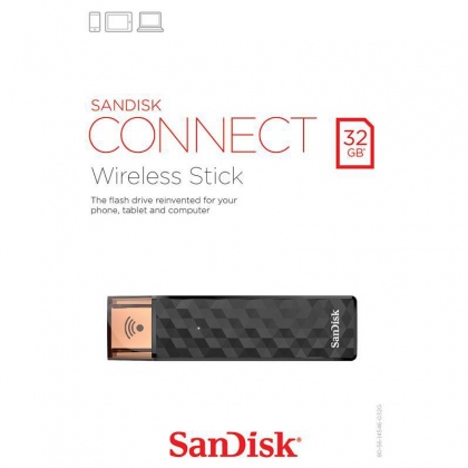 USB Wifi 32GB SanDisk SDWS4 Connect Wireless Flash Drive