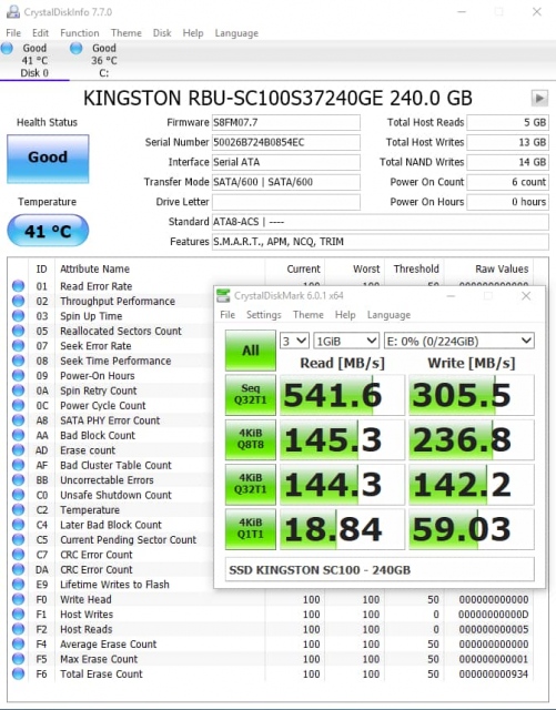 Ổ cứng SSD 240GB Kingston SC100 2.5-Inch SATA III 4