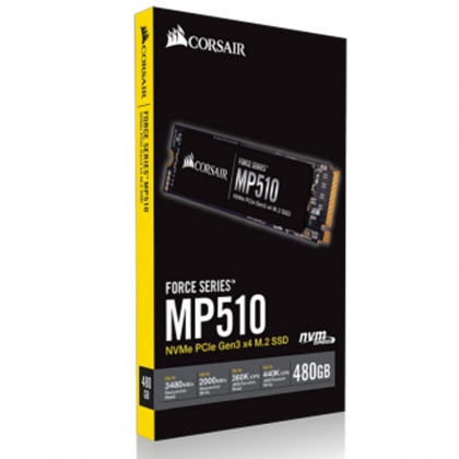 Ổ cứng SSD M2-PCIe 480GB Corsair MP510 NVMe 2280