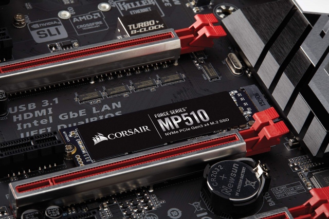 CORSAIR ra mắt SSD MP510 M.2 NVMe thuộc dòng Force 4