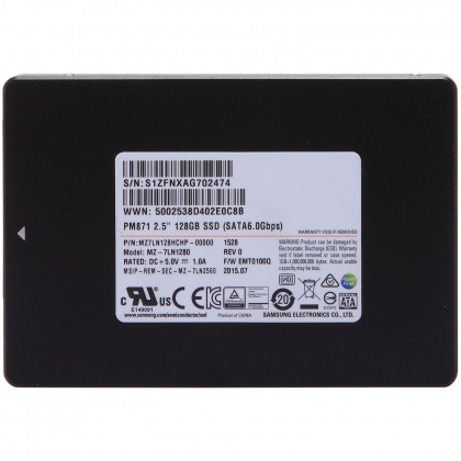 Ổ cứng SSD 128GB Samsung PM871 2.5-Inch SATA III