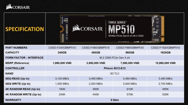 Corsair Force Series MP510 SSD: PC xịn xò chơi game nặng thì nhất quyết không được quên trang bị món này 8