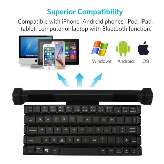 Bàn phím không dây có thể cuộn REMAX XII J800 kèm loa Bluetooth 11