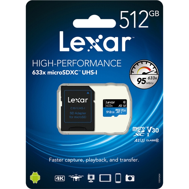 Lexar công bố thẻ nhớ MicroSD 512GB mới, dung lượng lớn nhất thế giới 4