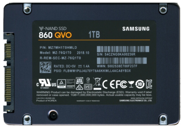Samsung ra mắt ổ SSD 860 QVO dung lượng 1TB mà giá chỉ 3,5 triệu đồng 1