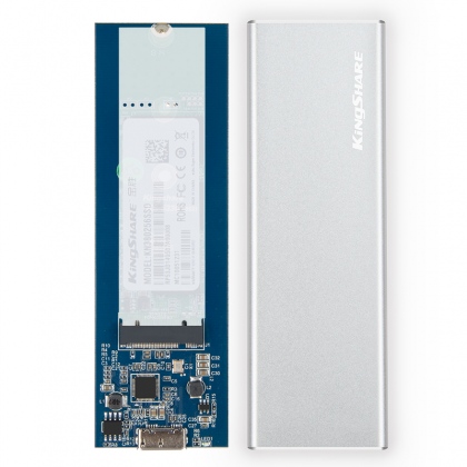 Box chuyển M2 Sata sang USB 3.0 KingShare - Biến SSD M.2 thành ổ cứng di động