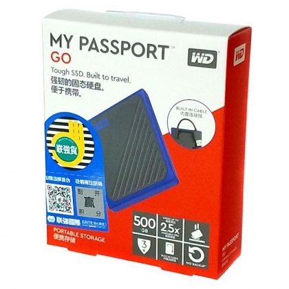 Ổ cứng di động SSD Portable 500GB WD My Passport Go