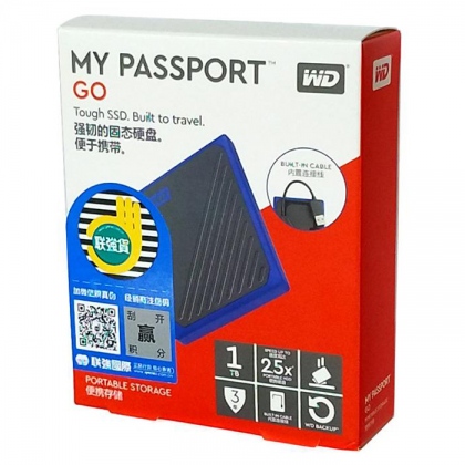 Ổ cứng di động SSD Portable 1TB WD My Passport Go