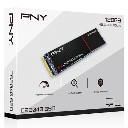 Ổ cứng SSD M2-SATA 128GB PNY CS2040 2280