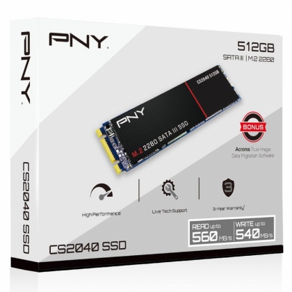 Ổ cứng SSD M2-SATA 512GB PNY CS2040