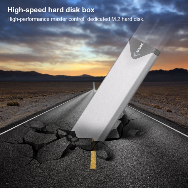 Box chuyển M.2 PCie sang USB 3.1 SSK SHE-C325 - Biến SSD M.2 NVMe thành ổ cứng di động 6