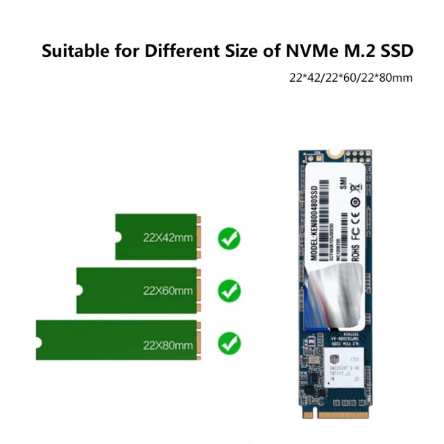 Box chuyển M.2 PCie sang USB 3.1 SSK SHE-C325 - Biến SSD M.2 NVMe thành ổ cứng di động 8