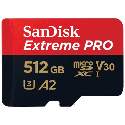 Thẻ nhớ 512GB MicroSDXC Sandisk Extreme Pro A2 170/90 MBs (Bản mới nhất)