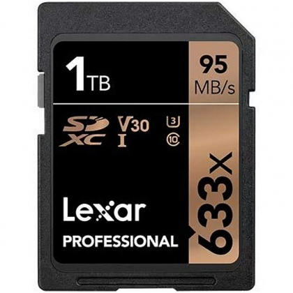 Thẻ nhớ 1TB SDXC Lexar Professional 633x V30 95/70 MBs (Phiên bản mới nhất)