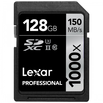 Thẻ nhớ 128GB SDXC Lexar Professional 1000x UHS-II 150/80 MBs