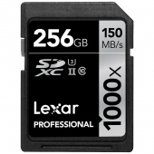 Thẻ nhớ 256GB SDXC Lexar Professional 1000x UHS-II 150/80 MBs