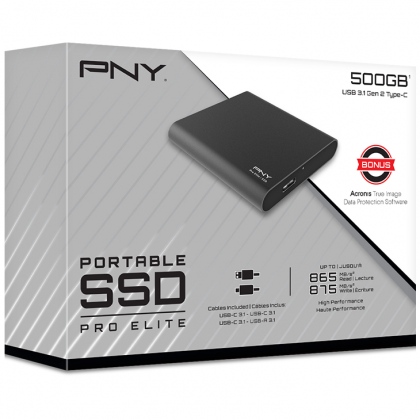 Ổ cứng di động SSD Portable 500GB PNY Pro Elite