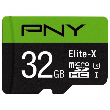 Thẻ nhớ 32GB MicroSDHC PNY Elite-X 100/60 MBs