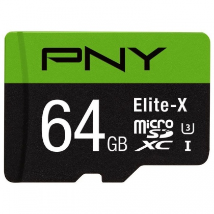 Thẻ nhớ 64GB MicroSDXC PNY Elite-X 100/60 MBs