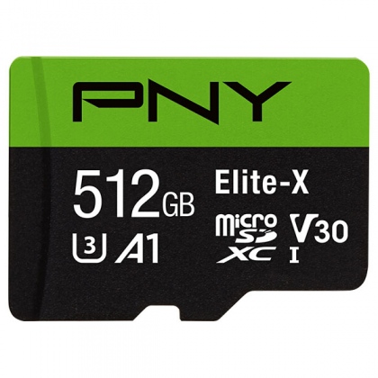 Thẻ nhớ 512GB MicroSDXC PNY Elite-X 100/60 MBs
