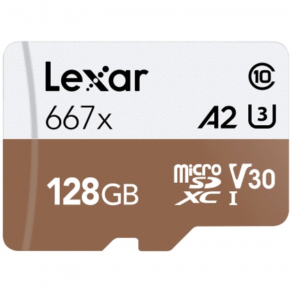 Thẻ nhớ 128GB MicroSDXC Lexar 667x A2 V30 100/90 MBs (Phiên bản mới nhất)