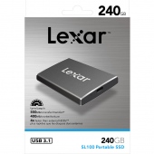 SSD Portable 240GB Lexar SL100