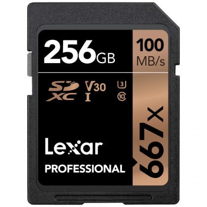 Thẻ nhớ 256GB SDXC Lexar Professional 667x 100/90 MB/s  (Phiên bản mới nhất)