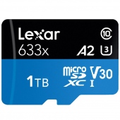 Thẻ nhớ 1TB MicroSDXC Lexar 633x A2 V30 100/70 MBs (Chuyên dụng cho Go Pro)