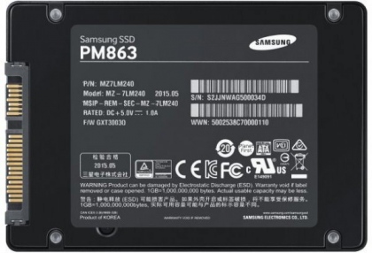 Ổ cứng SSD 960GB Samsung PM863 (Ổ máy chủ - Siêu bền)