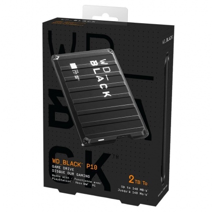 Ổ cứng di động HDD Portable 2TB WD Black P10 (Chuyên Game Playstation, Xbox)