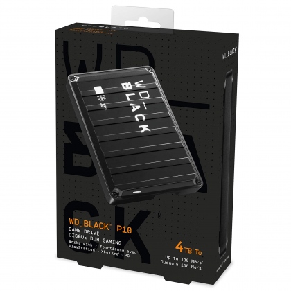 Ổ cứng di động HDD Portable 4TB WD Black P10 (Chuyên Game Playstation, Xbox)
