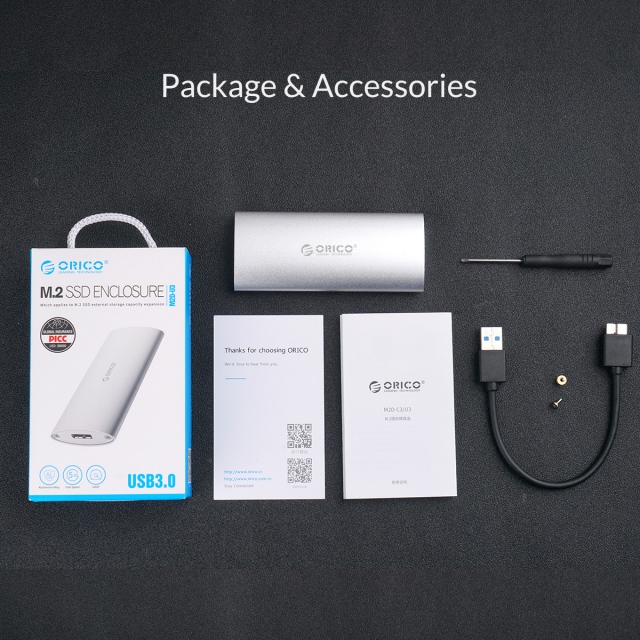 Box chuyển M2 Sata sang USB 3.0 ORICO M2D-U3 - Biến SSD M.2 thành ổ cứng di động 17