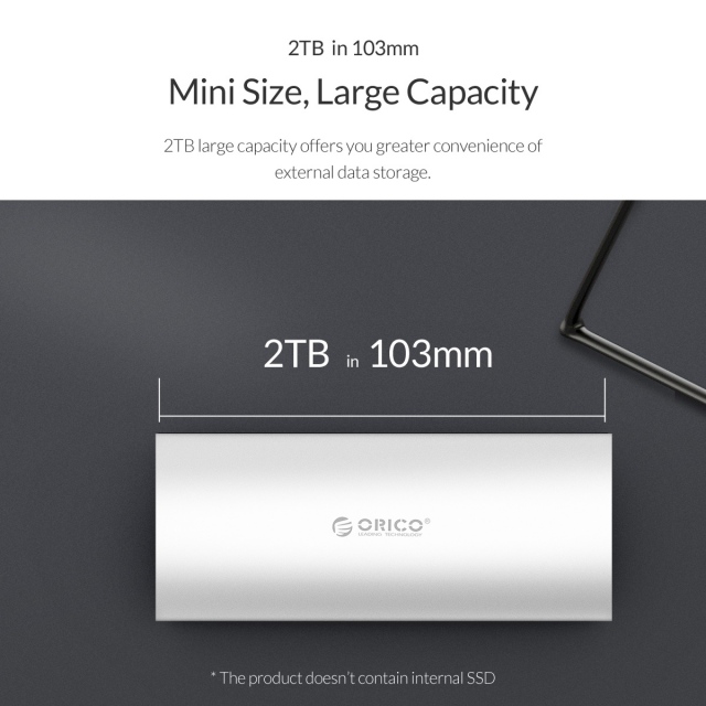 Box chuyển M2 Sata sang USB 3.0 ORICO M2D-U3 - Biến SSD M.2 thành ổ cứng di động 10