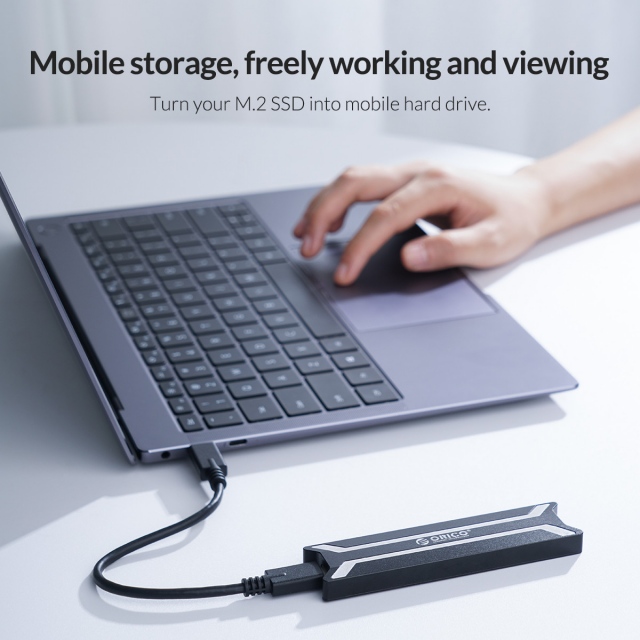 Box chuyển M.2 PCie sang USB 3.1 ORICO PBM2-C3 - Biến SSD M.2 NVMe thành ổ cứng di động 13