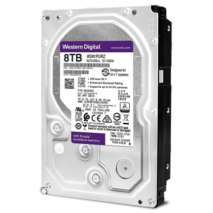 Ổ cứng HDD Desktop 8TB Western Digital WD Purple (Chuyên Camera)