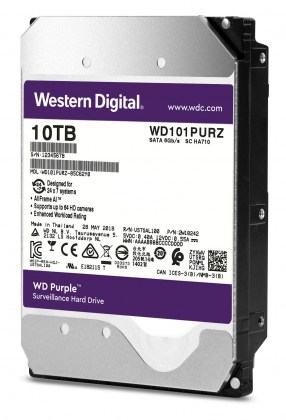 Ổ cứng HDD Desktop 10TB Western Digital WD Purple (Chuyên Camera)