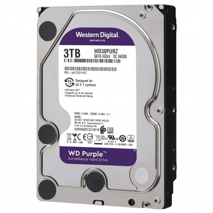 Ổ cứng HDD Desktop 3TB Western Digital WD Purple (Chuyên Camera)