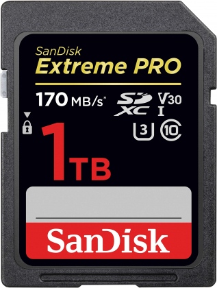 Thẻ nhớ SD 1TB SanDisk Extreme Pro 1133x V30 170/90 MBs