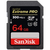 Thẻ nhớ SD 64GB SanDisk Extreme Pro UHS-II 2000x 300/260 MBs (Bản mới nhất)