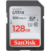 Thẻ nhớ SD 128GB SanDisk Ultra 667x 100/15 MBs (Phiên bản mới nhất)