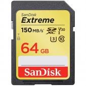 Thẻ nhớ SD 64GB SanDisk Extreme 1000x V30 150/60 MBs (Phiên bản mới nhất)