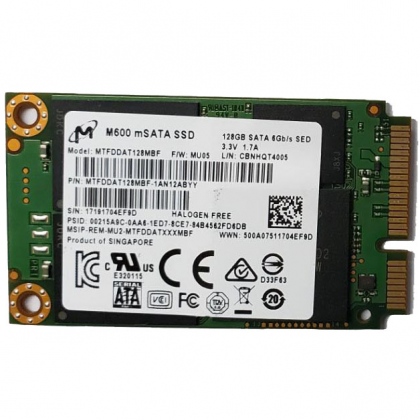 SSD mSATA 256GB Micron M600