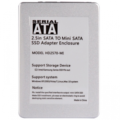 Box chuyển mSATA sang 2.5 Inch ATA HD2570