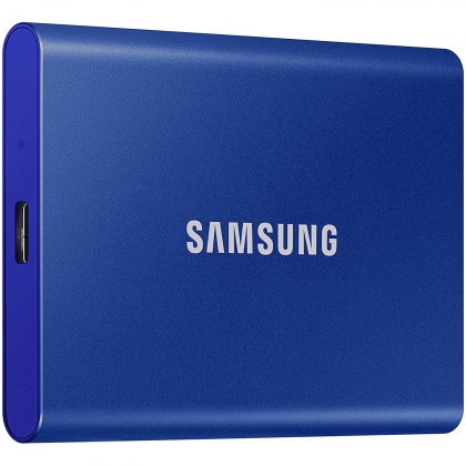 Ổ cứng di động SSD Portable 500GB Samsung T7 (Màu xanh)