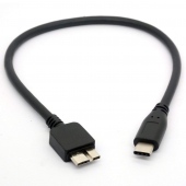 Cáp USB 3.1 Gen 2 chuyển MICRO-BM sang Type C (PN: IQW201711006-0B - Dài 0.45M)